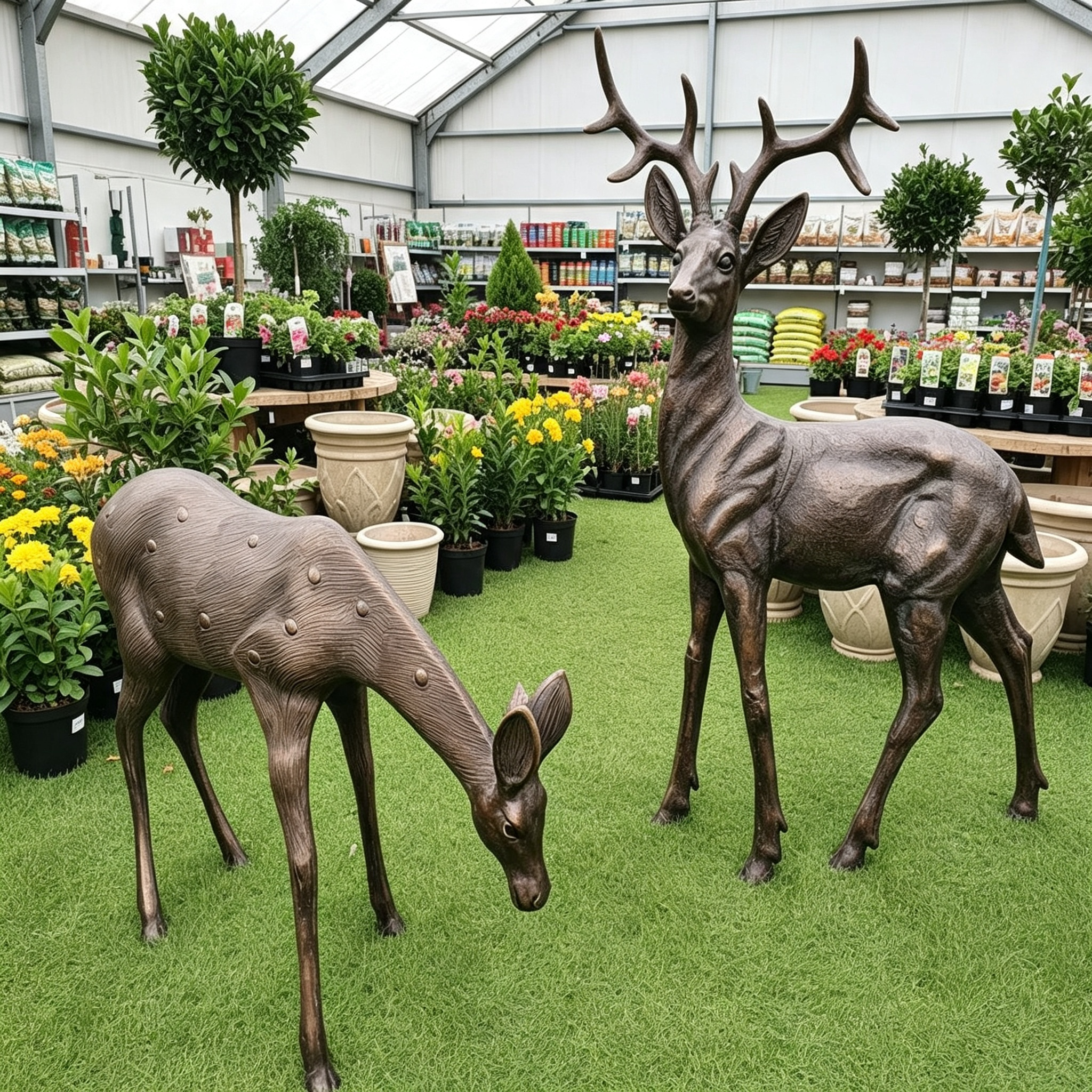 Stag and Doe Set Large
