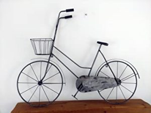 Ladies Retro Bicycle Wall Art - 97cm long