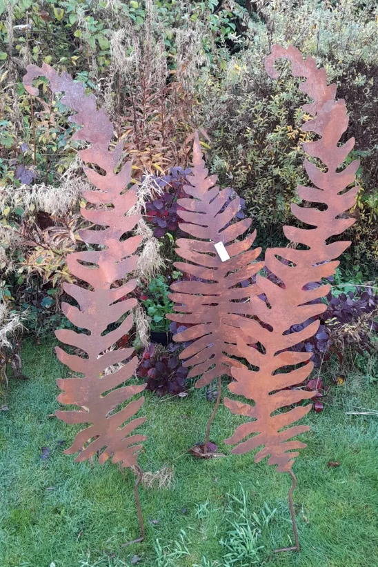 Rustic Fern Border Stakes