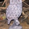 Little Owl | 16cm tall | Resin with an aged bronze finish - Image 3