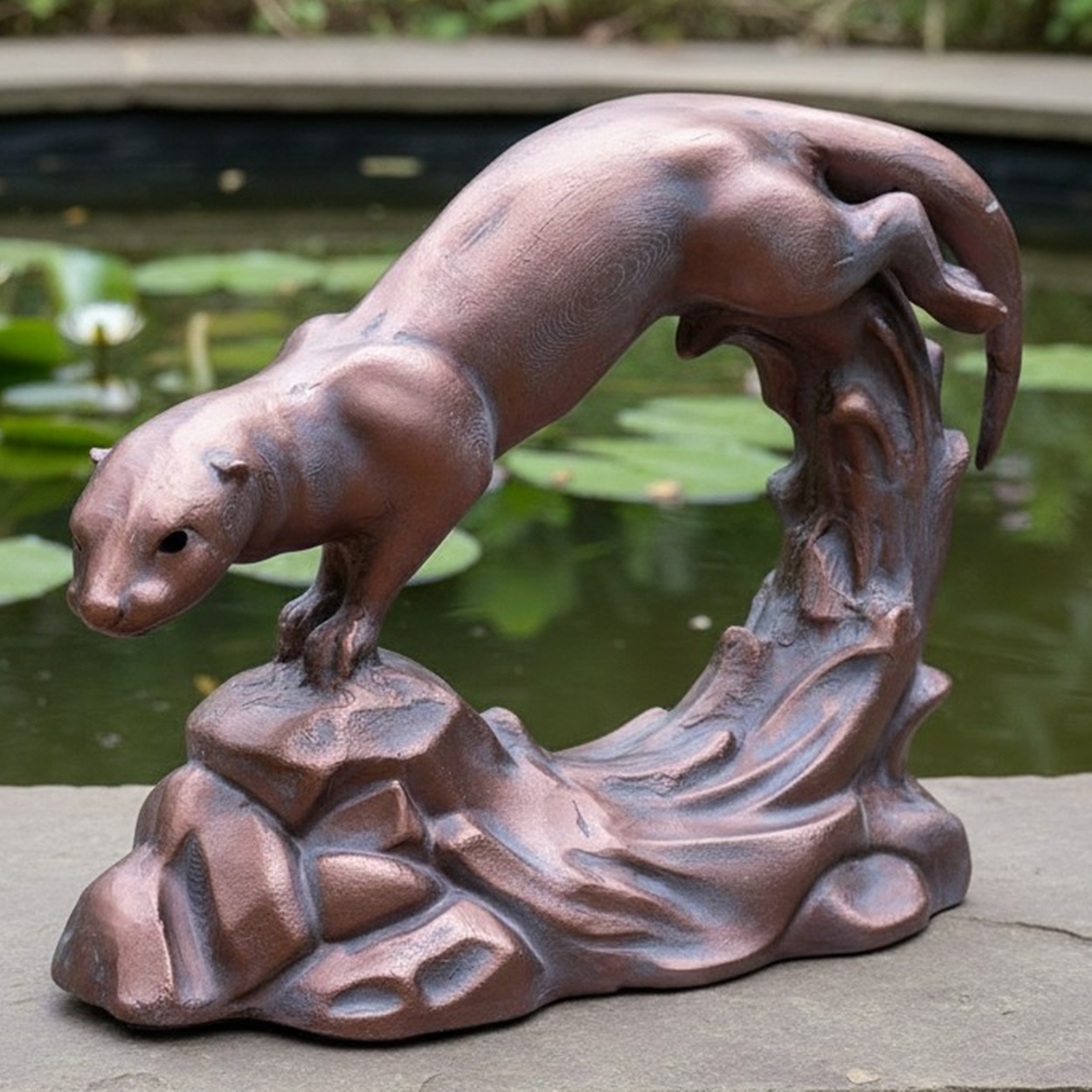 Otter Jumping